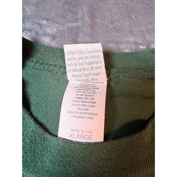 Looney Tunes Taz Mission Meadows Graphic Tee Vintage Cartoon XL - Picture 4 of 10